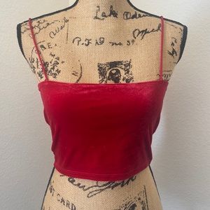 Red Velvet Festival Crop Top